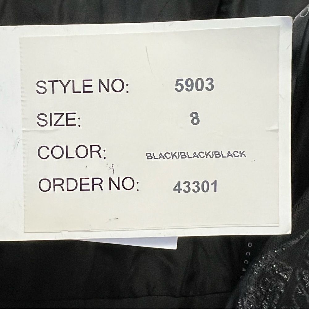 Hayley Paige Occasions Bridesmaid Gown Style 5903 Black, Size 8 - Picture 14 of 15